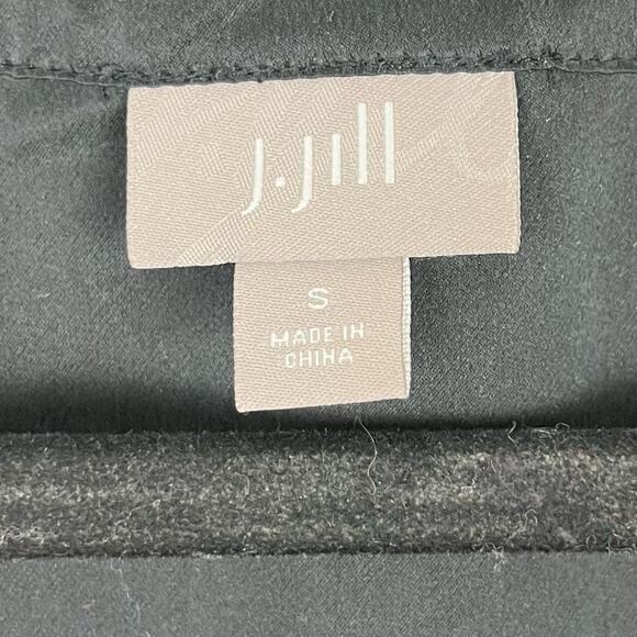 J.Jill Blouse 100% Silk Soft Sleeveless Lightweight Luxury Charcoal Black Small - Picture 5 of 7